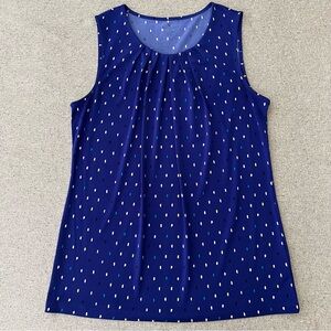Worthington tank top blouse blue